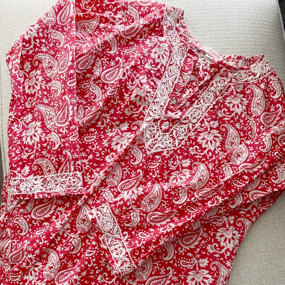 Jest Jewels Paisley Tunic Cover Up